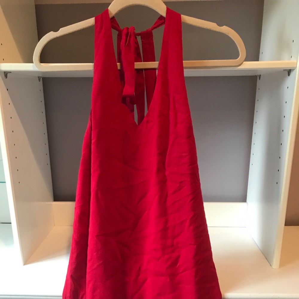 Red dress